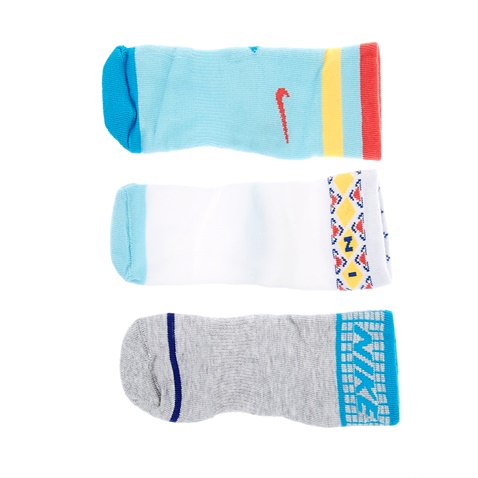 NIKE-Βρεφικό σετ κάλτσες Nike λευκές,γαλάζιες,γκρι