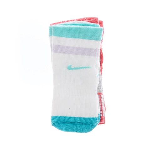 NIKE-Βρεφικό σετ κάλτσες Nike λευκές,φούξια,γκρι