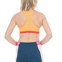 NIKE-Γυναικείο αθλητικό μπουστάκι NIKE Pro Fierce πορτοκαλί