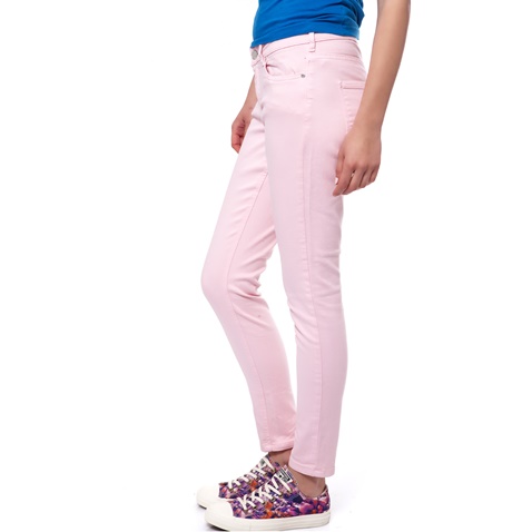 SCOTCH & SODA-Γυναικείο παντελόνι SCOTCH & SODA ροζ