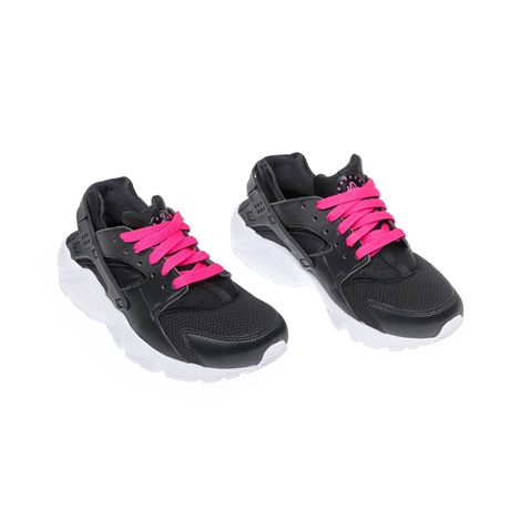 NIKE-Αθλητικά παιδικά παπούτσια NIKE HUARACHE RUN (GS) μαύρα