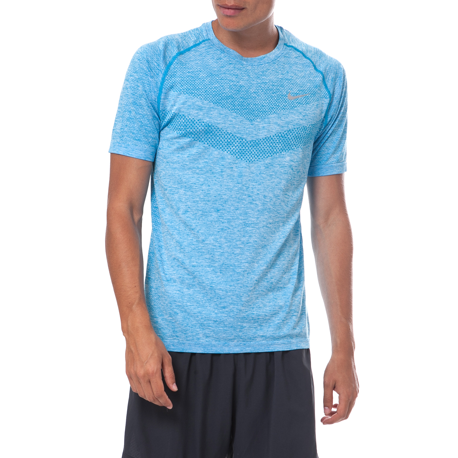 Ανδρικά/Ρούχα/Αθλητικά/T-shirt NIKE - Ανδρική μπλούζα Nike γαλάζια