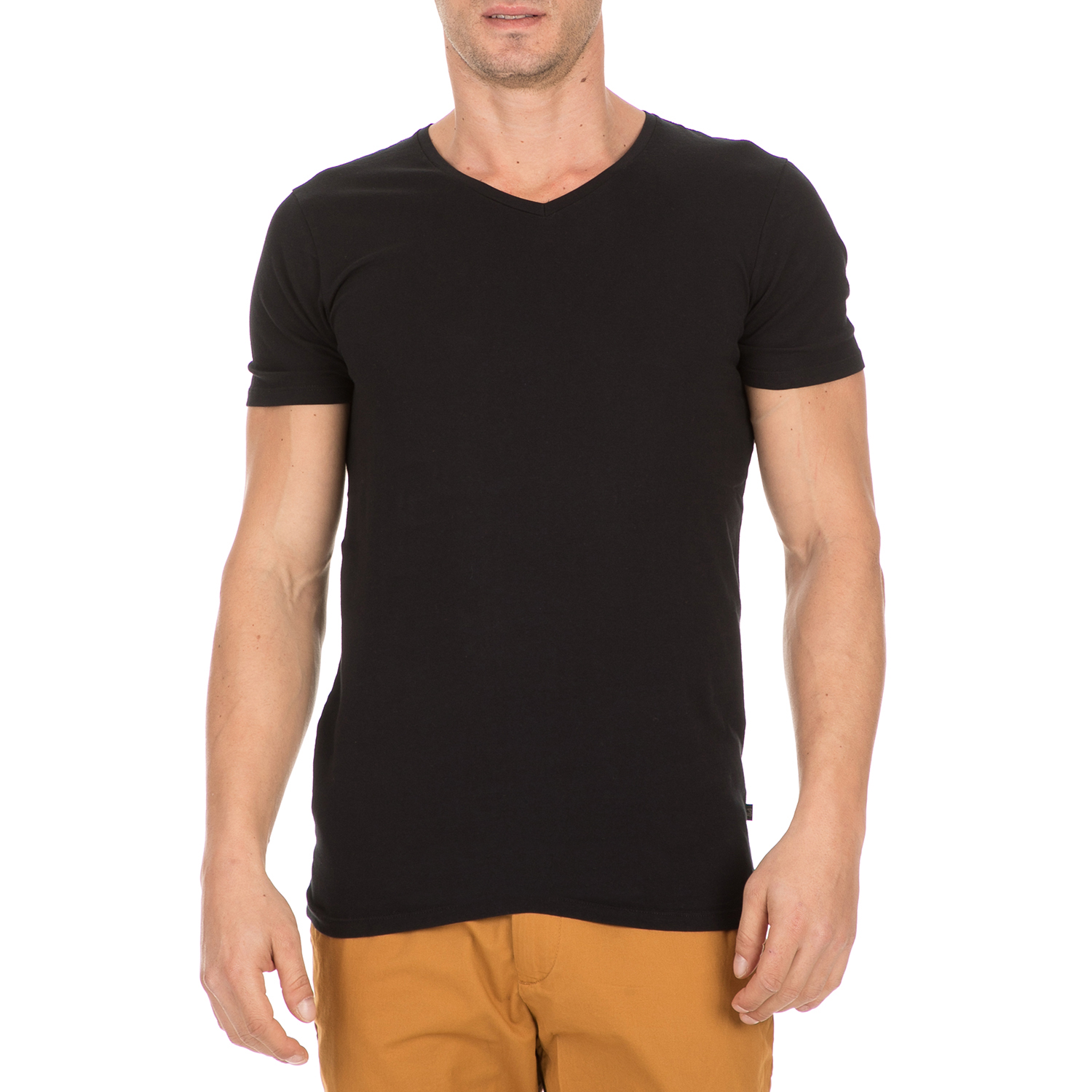 Ανδρικά/Ρούχα/Μπλούζες/Κοντομάνικες SCOTCH & SODA - Ανδρικό t-shirt SCOTCH & SODA μαύρο