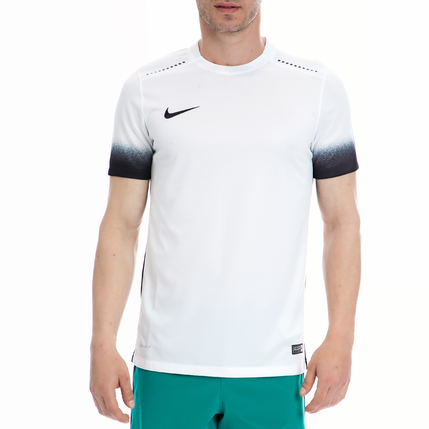 Ανδρικά/Ρούχα/Αθλητικά/T-shirt NIKE - Ανδρική αθλητική μπλούζα NIKE λευκή