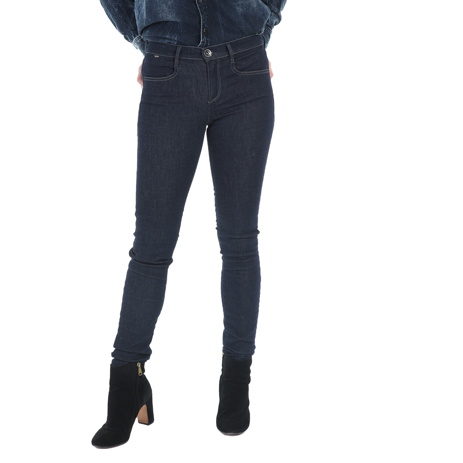 Γυναικεία/Ρούχα/Τζίν/Skinny GAS - Γυναικείο τζιν παντελόνι GAS SOPHIE 5 TASCHE μπλε