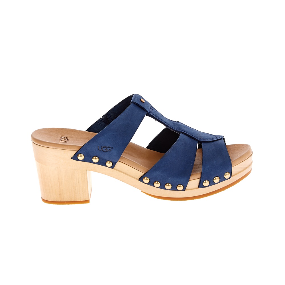 UGG - Γυναικεία πέδιλα UGG JENNIE μπλε Γυναικεία/Παπούτσια/Πέδιλα/Μεσαίο τακούνι