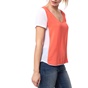 CALVIN KLEIN JEANS-Γυναικεία μπλούζα Calvin Klein Jeans λευκή-πορτοκαλί