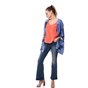 CALVIN KLEIN JEANS-Γυναικεία μπλούζα Calvin Klein Jeans λευκή-πορτοκαλί