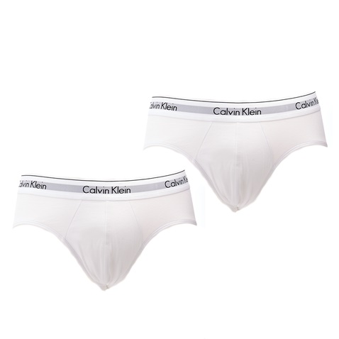 CK UNDERWEAR-Σετ σλιπ Calvin Klein λευκά