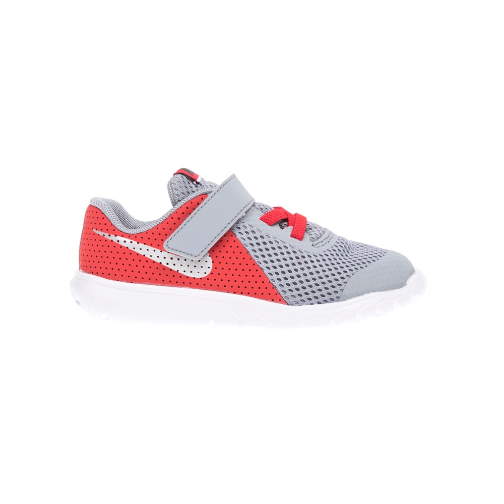 NIKE - Βρεφικά παπούτσια NIKE FLEX EXPERIENCE 5 (TDV) γκρι-κόκκινα Παιδικά/Baby/Παπούτσια/Αθλητικά
