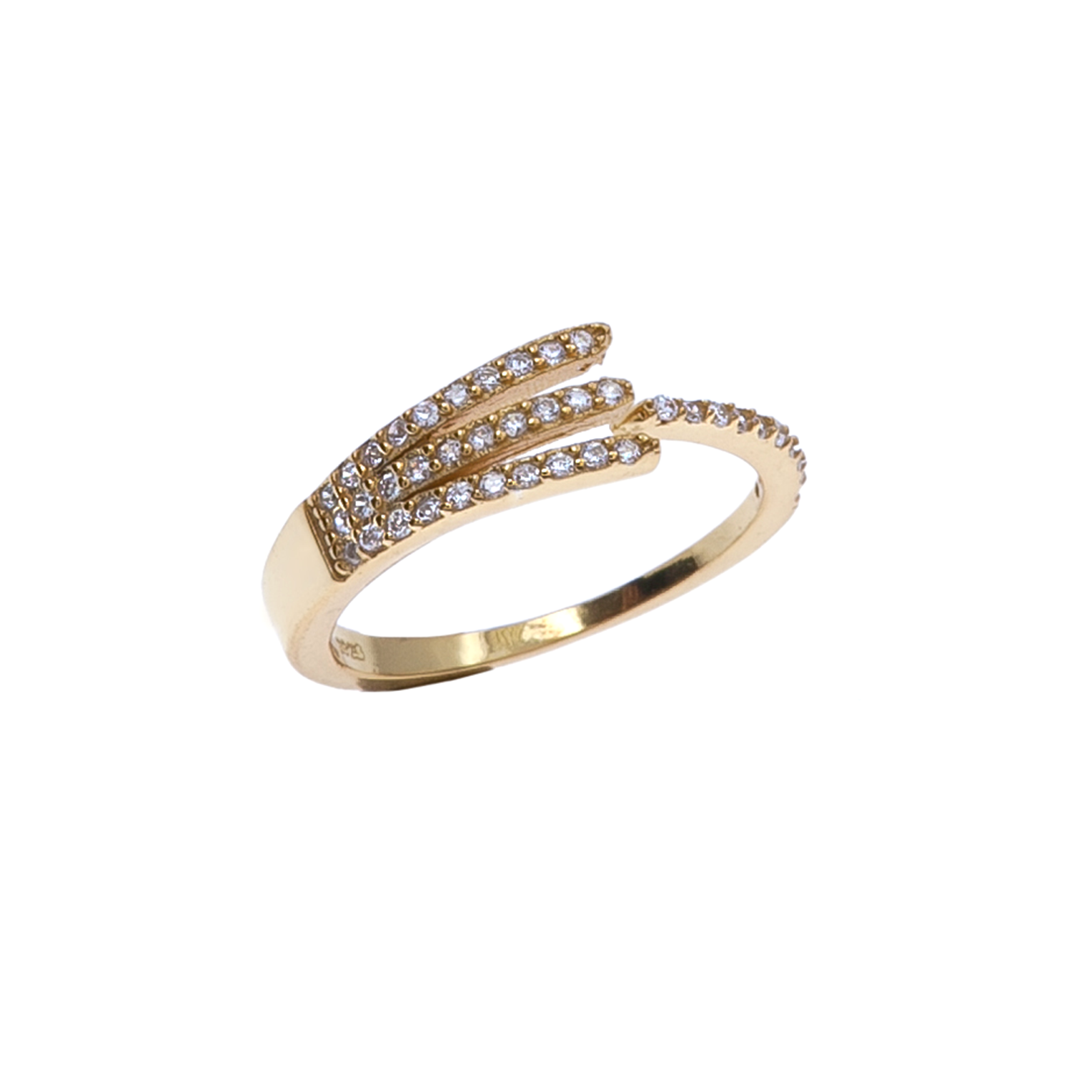 Γυναικεία/Αξεσουάρ/Κοσμήματα/Δαχτυλίδια JEWELTUDE - Ασημένιο επίχρυσο δαχτυλίδι JEWELTUDE