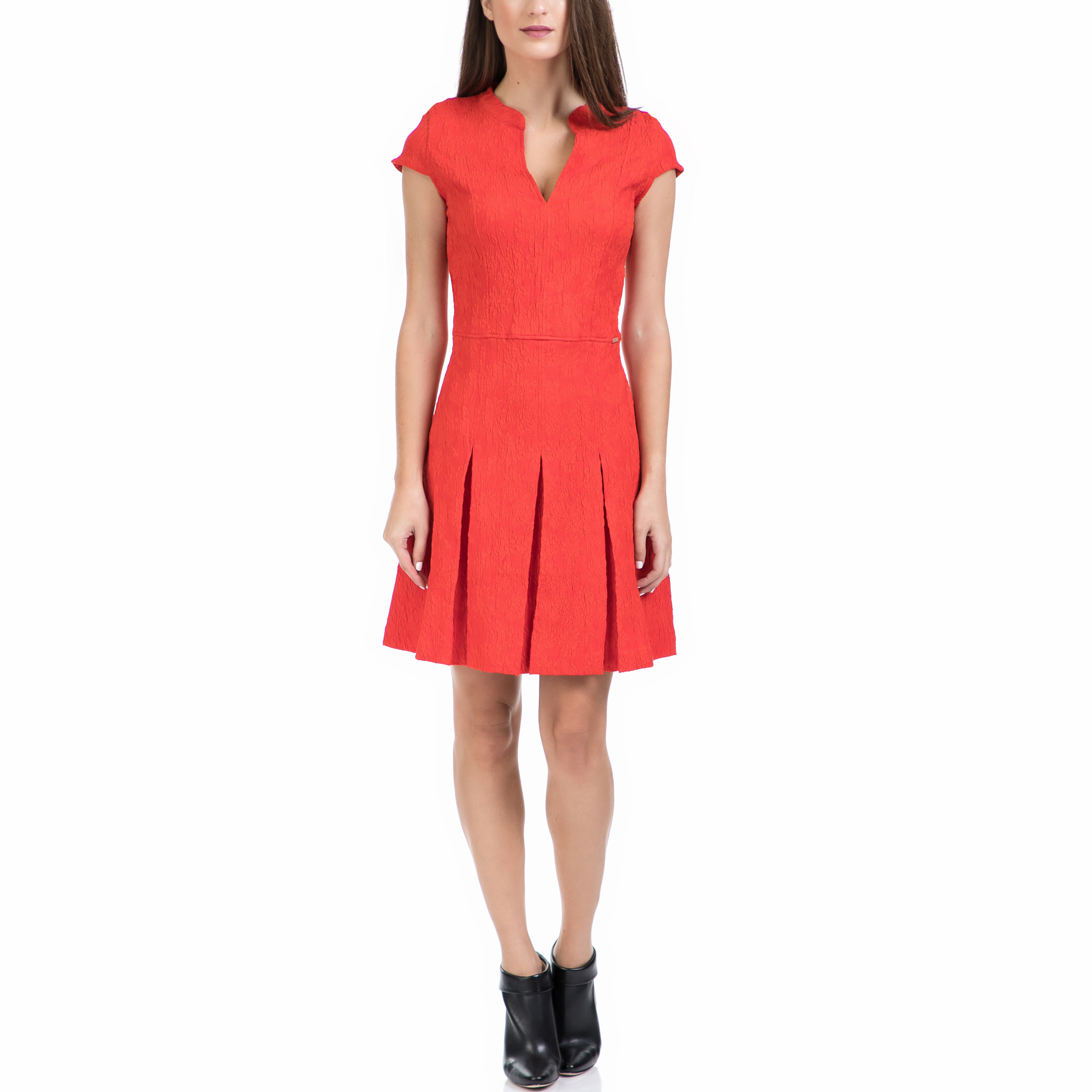 Γυναικεία/Ρούχα/Φορέματα/Μίνι GUESS - Γυναικείο φόρεμα GUESS κόκκινο