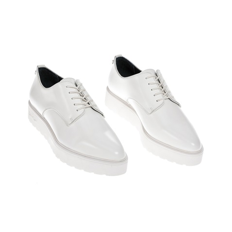 CALVIN KLEIN JEANS-Γυναικεία παπούτσια CALVIN KLEIN JEANS άσπρα  