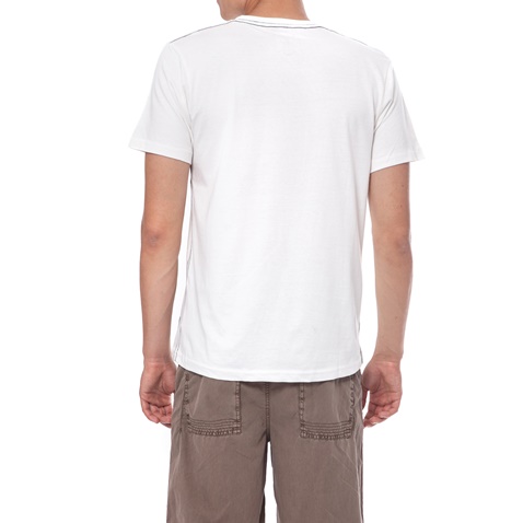 BATTERY-Ανδρική μπλούζα Battery λευκή
