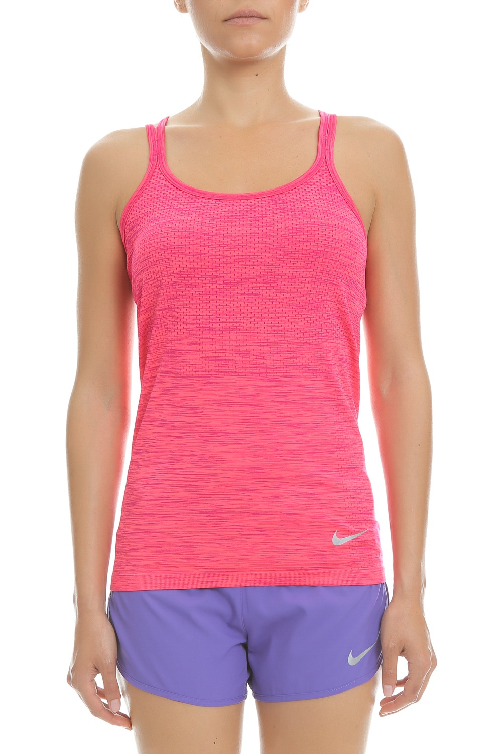 NIKE - Γυναικείο αθλητικό φανελάκι Nike φούξια Γυναικεία/Ρούχα/Αθλητικά/T-shirt-Τοπ