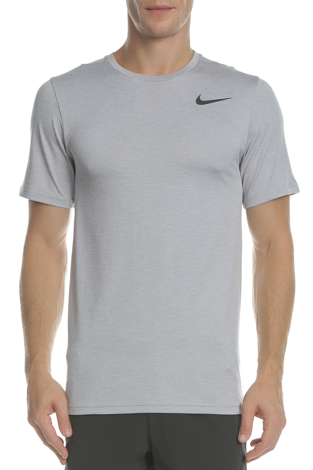 NIKE - Κοντομάνικη μπλούζα NIKE BREATHE γκρι Ανδρικά/Ρούχα/Αθλητικά/T-shirt