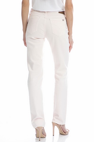 CALVIN KLEIN JEANS-Γυναικείο τζιν παντελόνι CALVIN KLEIN JEANS λευκό