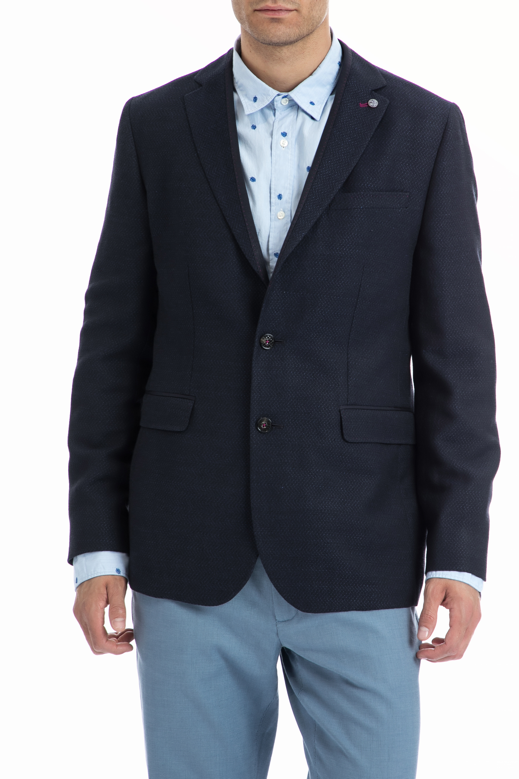 Ανδρικά/Ρούχα/Πανωφόρια/Σακάκια TED BAKER - Ανδρικό σακάκι TED BAKER μπλε