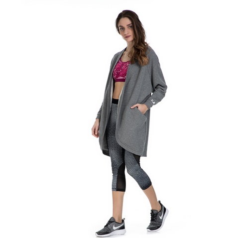 NIKE-Γυναικείο αθλητικό μπουστάκι Nike PRO Fierce GEO PRSM μοβ