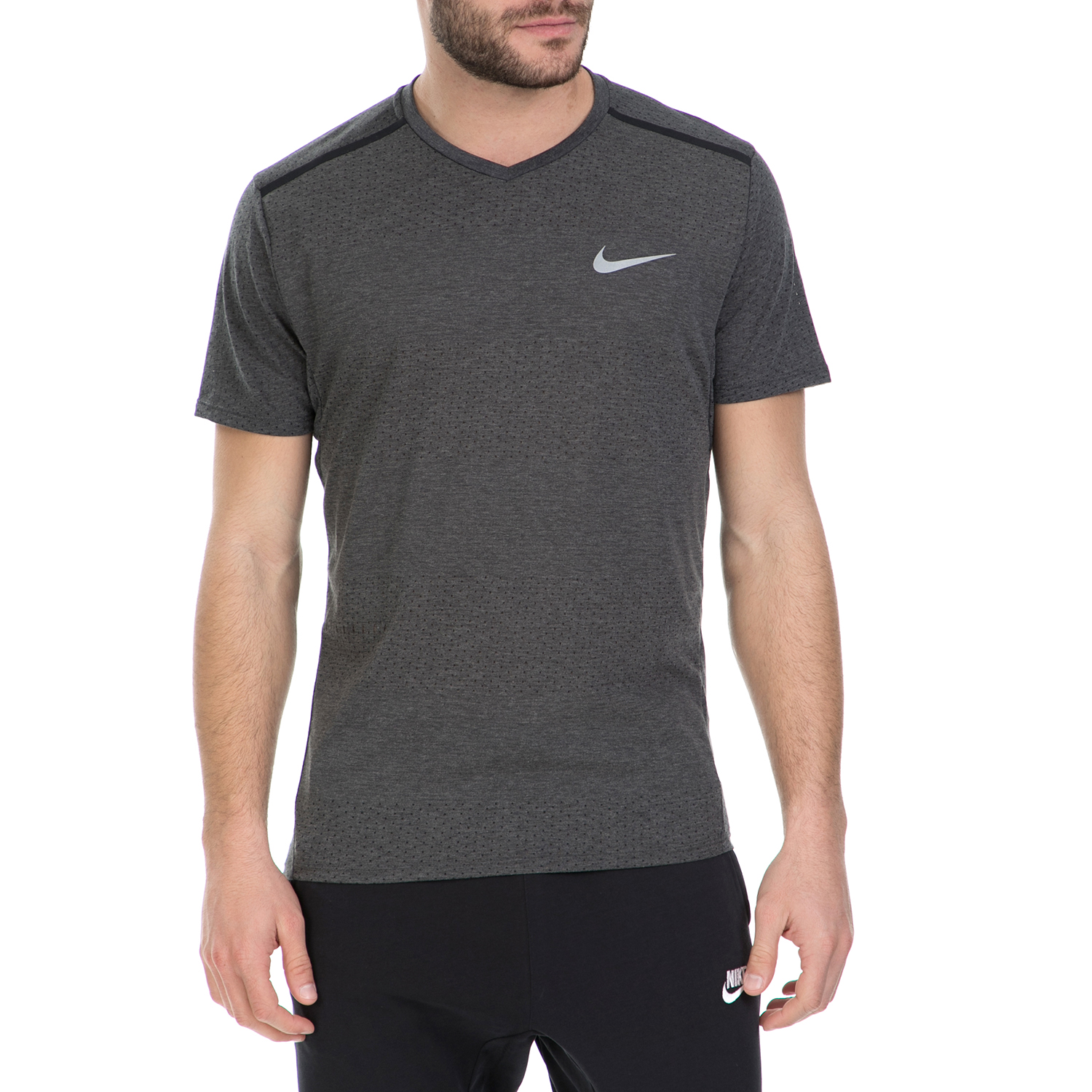 Ανδρικά/Ρούχα/Αθλητικά/T-shirt NIKE - Κοντομάνικη μπλούζα Nike σκούρο γκρι
