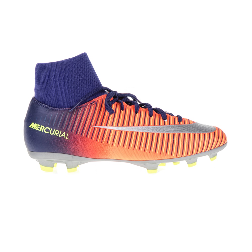 NIKE Παιδικά παπούτσια ποδοσφαίρου JR MERCURIAL VICTORY VI DF FG μπλε - πορτοκαλί