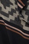 SCOTCH & SODA-Γυναικείο πουκάμισο-πόντσο Boxy fit shirt-cape in blanket μαύρο-γκρι-μπλε