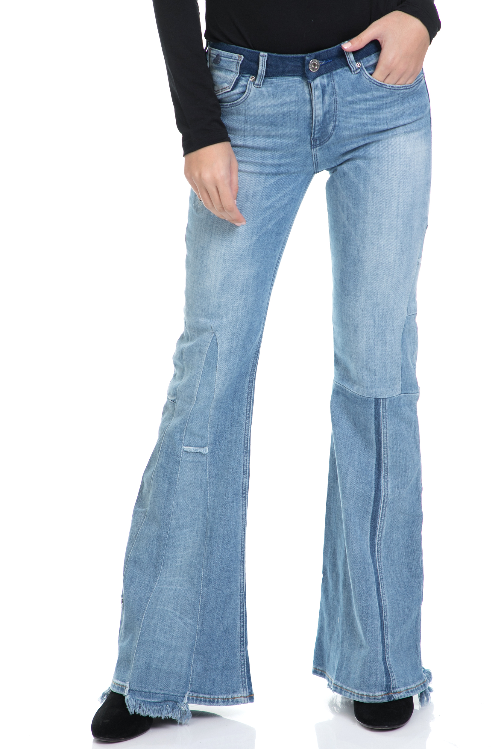 SCOTCH & SODA SCOTCH & SODA - Γυναικείο τζιν παντελόνι Seasonal Flare μπλε