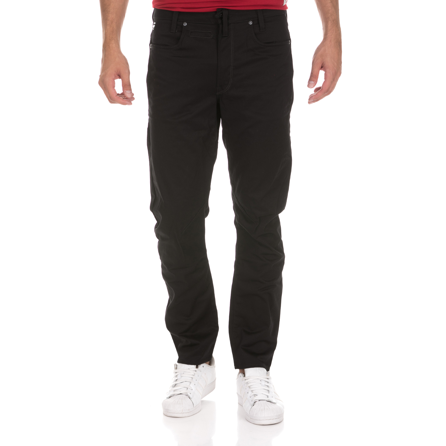 Ανδρικά/Ρούχα/Παντελόνια/Φαρδιά Γραμμή G-STAR RAW - Ανδρικό παντελόνι G-STAR RAW D-Staq 3D Tapered μαύρο