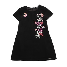 GUESS KIDS-Παιδικό mini φόρεμα GUESS KIDS μαύρο