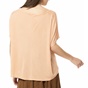 AMERICAN VINTAGE-Γυναικεία κοντομάνικη μπλούζα VIX41E17 AMERICAN VINTAGE σομόν