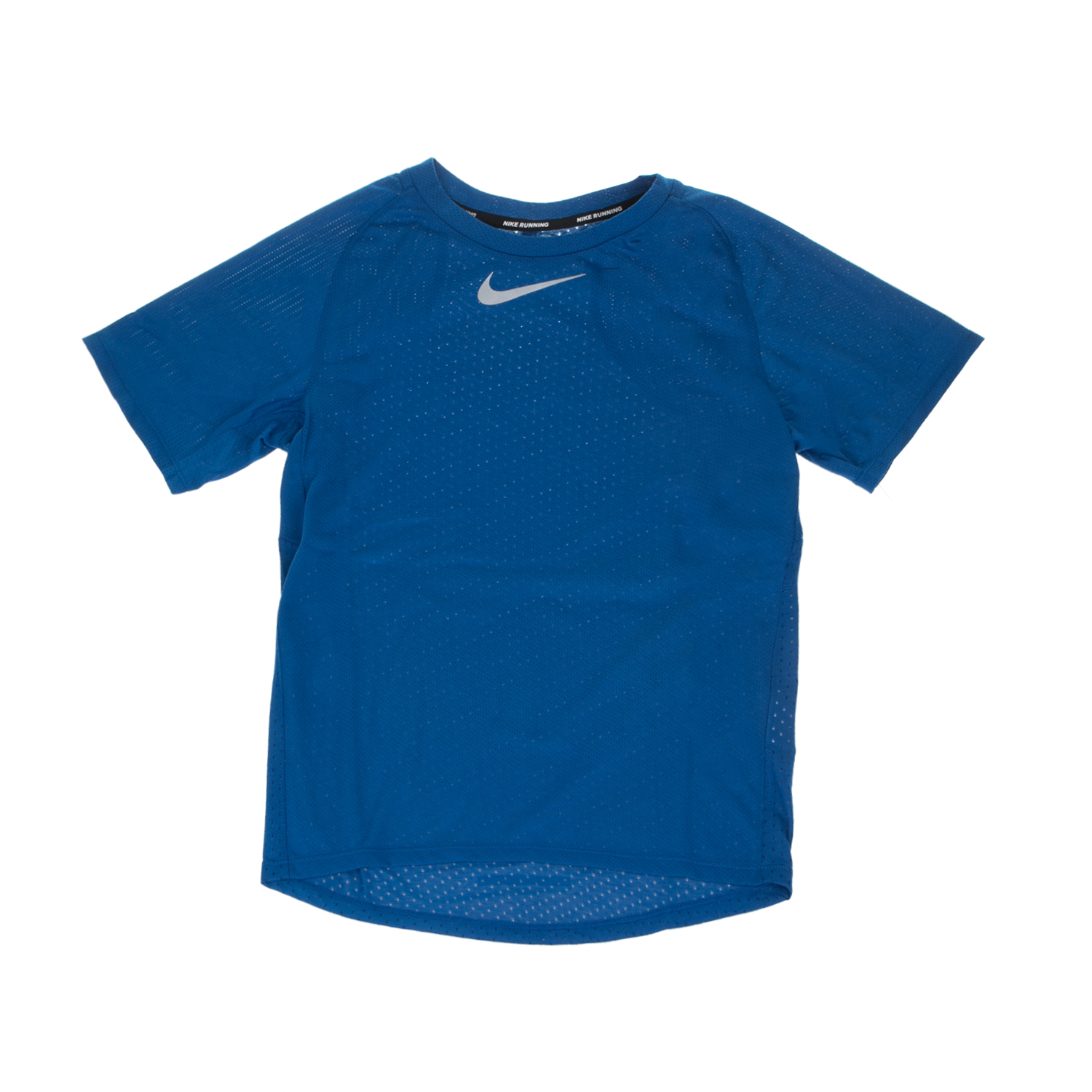 Παιδικά/Boys/Ρούχα/Αθλητικά NIKE - Αγορίστικη κοντομάνικη μπλούζα Nike BRTHE TOP SS SEASONAL μπλε