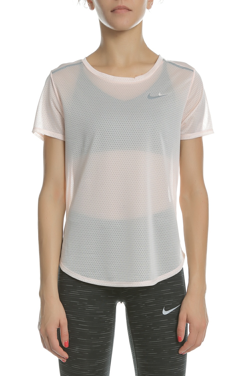 NIKE - Κοντομάνικη μπλούζα NIKE ροζ Γυναικεία/Ρούχα/Αθλητικά/T-shirt-Τοπ