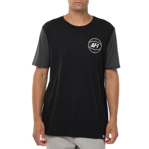 NIKE-Ανδρική κοντομάνικη μπλούζα NIKE ASYM NBA 2 μαύρη-γκρι