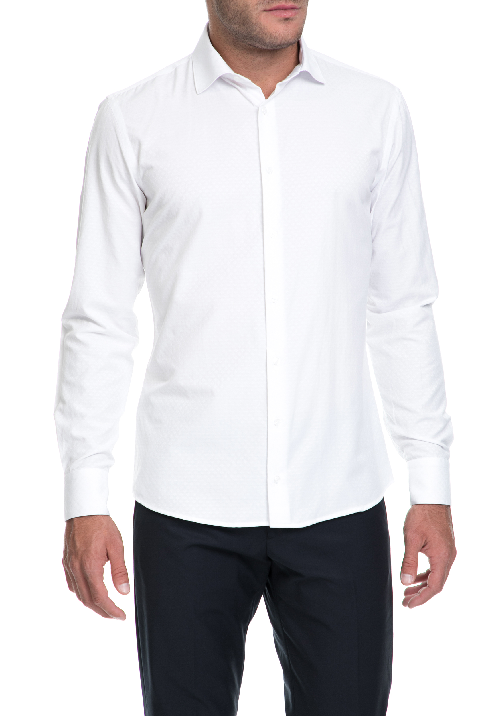 SSEINSE Αντρικό πουκάμισο CAMICIA SSEINSE άσπρο
