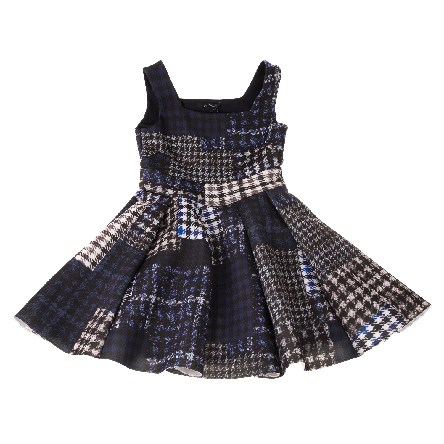 Παιδικά/Girls/Ρούχα/Φορέματα Κοντομάνικα-Αμάνικα JAKIOO - Παιδικό φόρεμα JAKIOO ABITO ROMA μπλε-εκρού