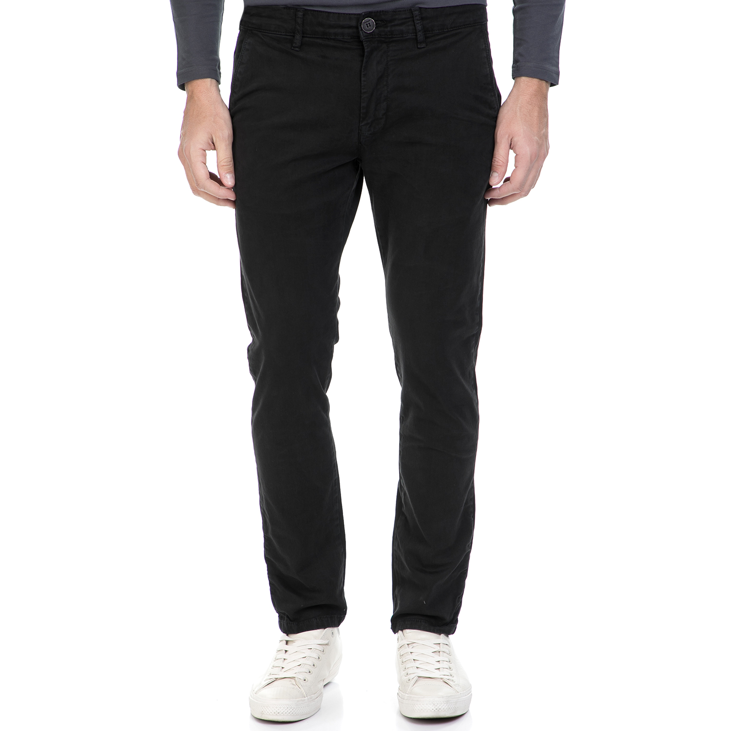 Ανδρικά/Ρούχα/Παντελόνια/Chinos SORBINO - Ανδρικό παντελόνι AMERICA SORBINO μαύρο