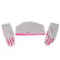 NIKE-Γυναικείο σετ σκούφος και γάντια RC.32.2S RUN THERMAL γκρι ροζ