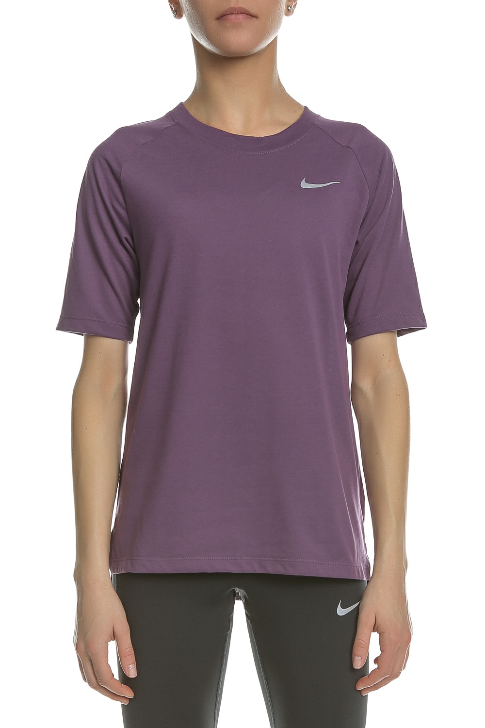 Γυναικεία/Ρούχα/Αθλητικά/T-shirt-Τοπ NIKE - Γυναικεία κοντομάνικη μπλούζα Nike TAILWIND μοβ