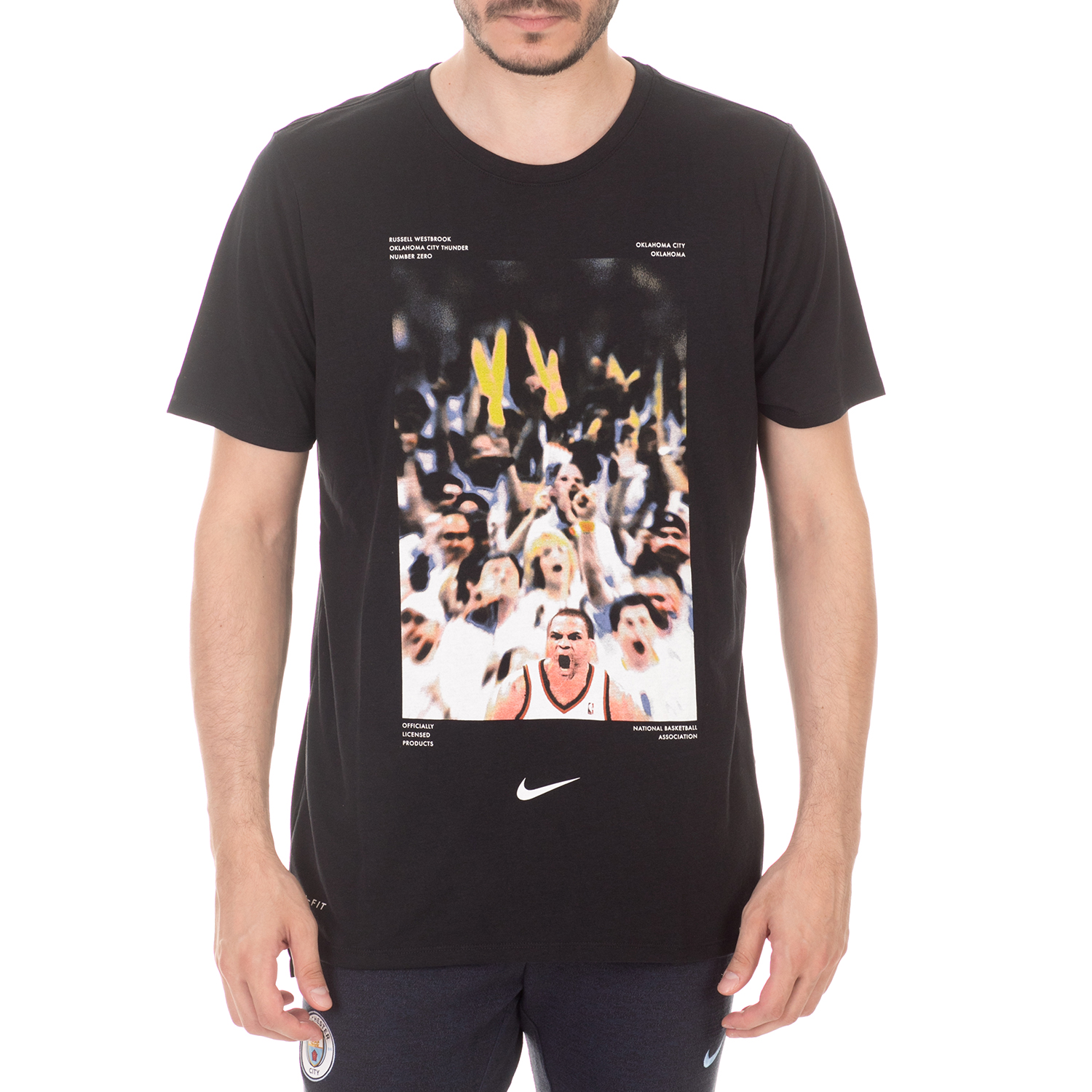 Ανδρικά/Ρούχα/Αθλητικά/T-shirt NIKE - Ανδρικό t-shirt NIKE NBA M NK DRY TEE PPACK 13 μαύρο