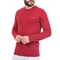 CK-Ανδρική μακρυμάνικη μπλούζα CK JANTOLO MERCERIZED SINGLE JERS κόκκινη