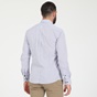 MARTIN & CO-Ανδρικό πουκάμισο MARTIN & CO Regular Fit καρό λευκό μπλε
