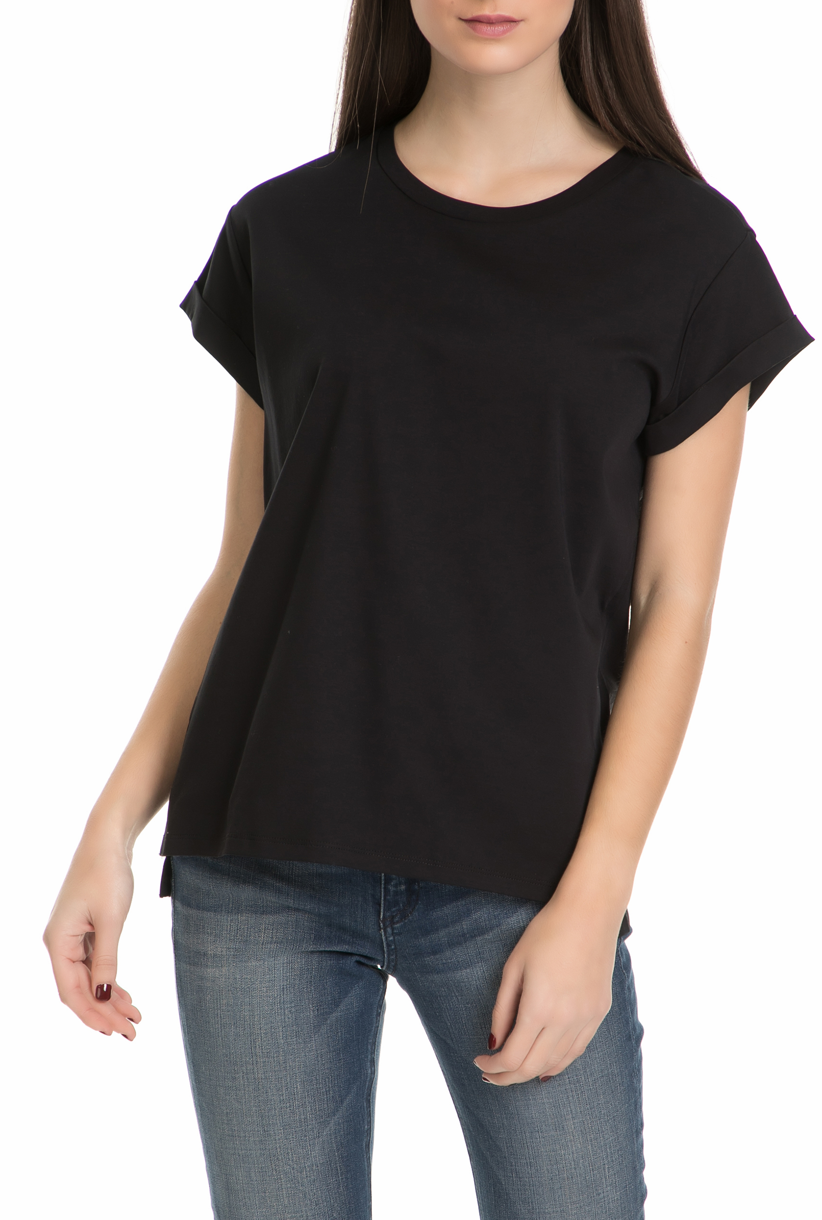 Γυναικεία/Ρούχα/Μπλούζες/Κοντομάνικες SCOTCH & SODA - Γυναικείο T-shirt SCOTCH & SODA μαύρο