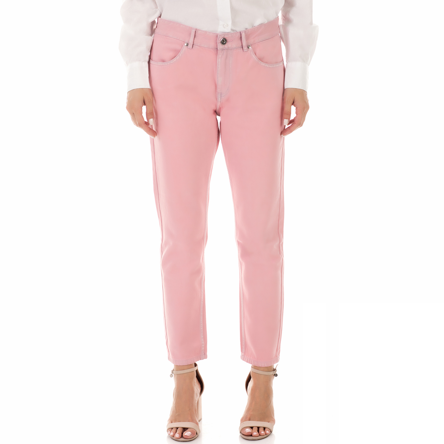 SCOTCH & SODA - Γυναικείο jean παντελόνι SCOTCH & SODA BANDIT ροζ Γυναικεία/Ρούχα/Τζίν/Straight