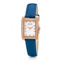 FOLLI FOLLIE-Γυναικείο ρολόι με δερμάτινο λουράκι FOLLI FOLLIE DAISY μπλε