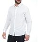CK-Ανδρικό πουκάμισο CK GILLICE MICRO PAINT λευκό