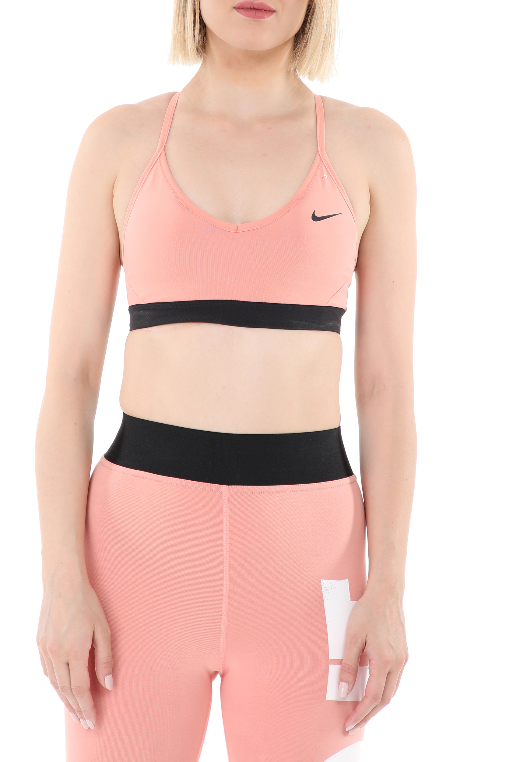 Γυναικεία/Ρούχα/Αθλητικά/Μπουστάκια NIKE - Γυναικείο αθλητικό μπουστάκι NIKE INDY BRA ροζ