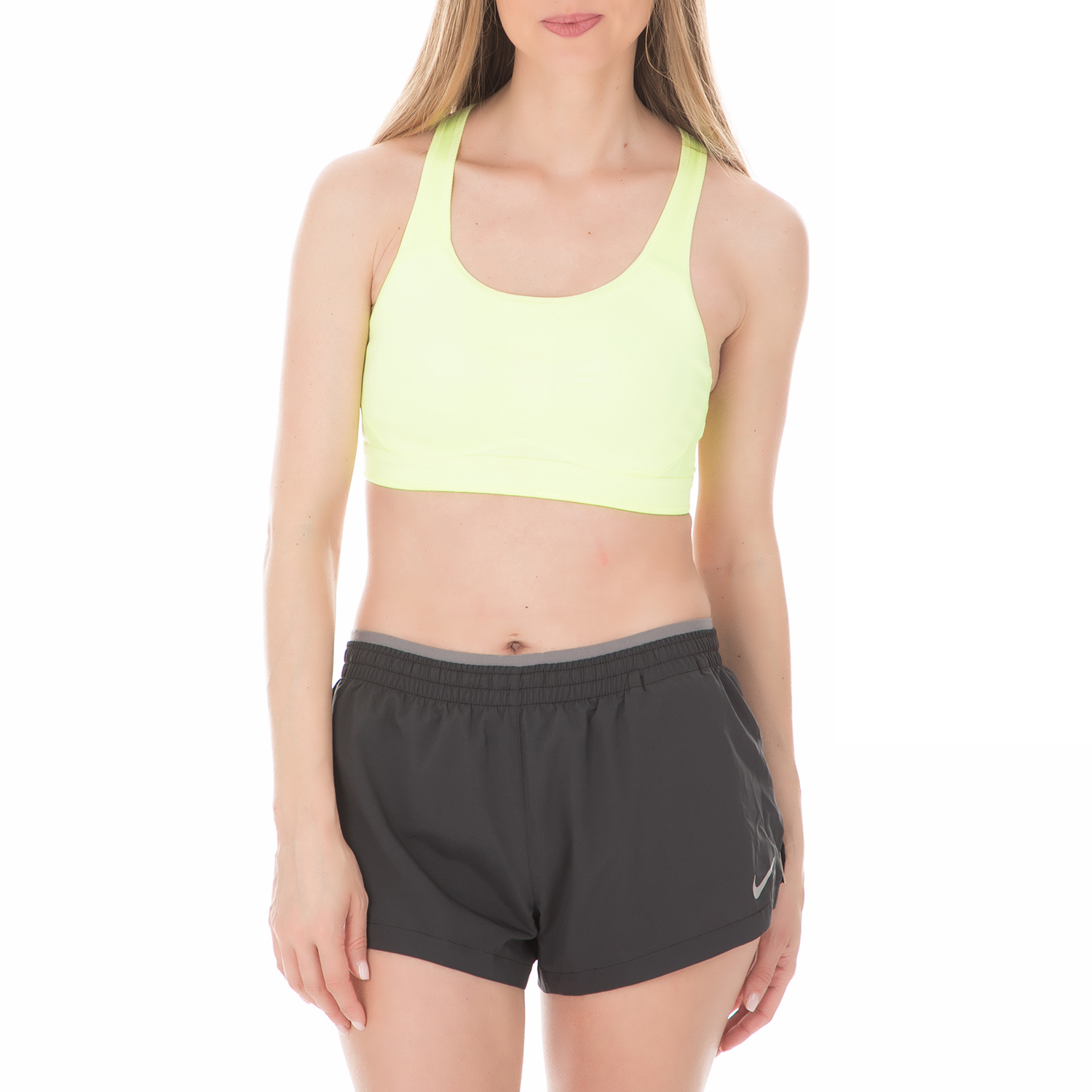 NIKE - Γυναικείο αθλητικό μπουστάκι Nike Impact Sports κίτρινο Γυναικεία/Ρούχα/Αθλητικά/Μπουστάκια