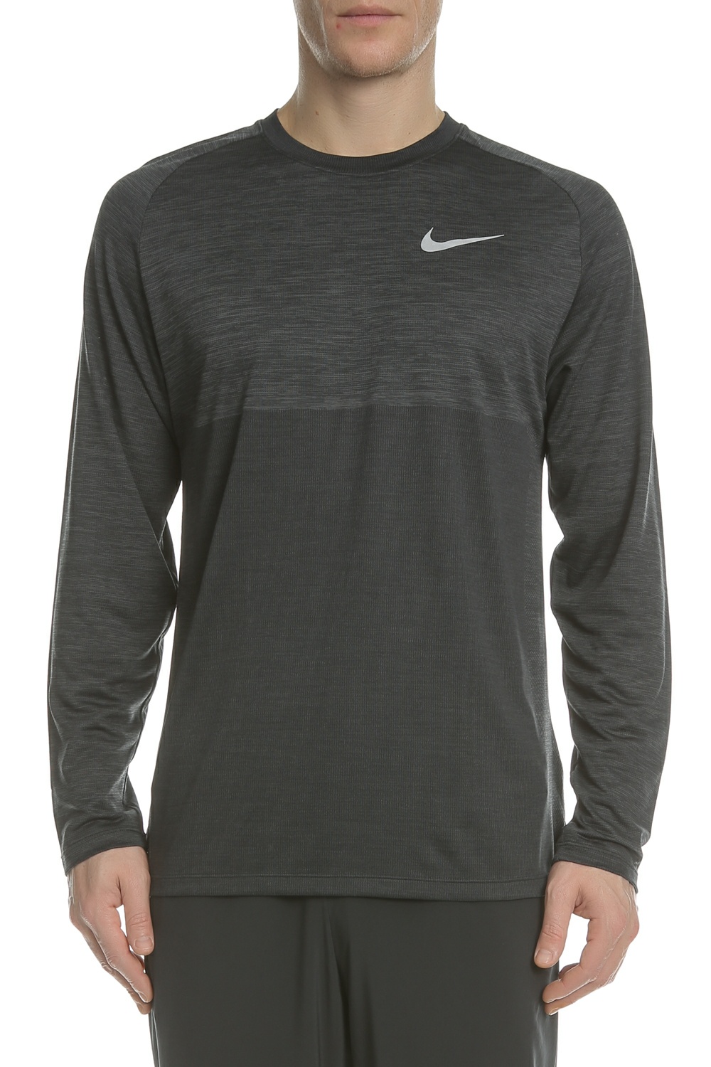 NIKE - Ανδρική μακρυμάνικη μπλούζα Nike DRY MEDALIST TOP LS ανθρακί Ανδρικά/Ρούχα/Αθλητικά/Φούτερ-Μακρυμάνικα