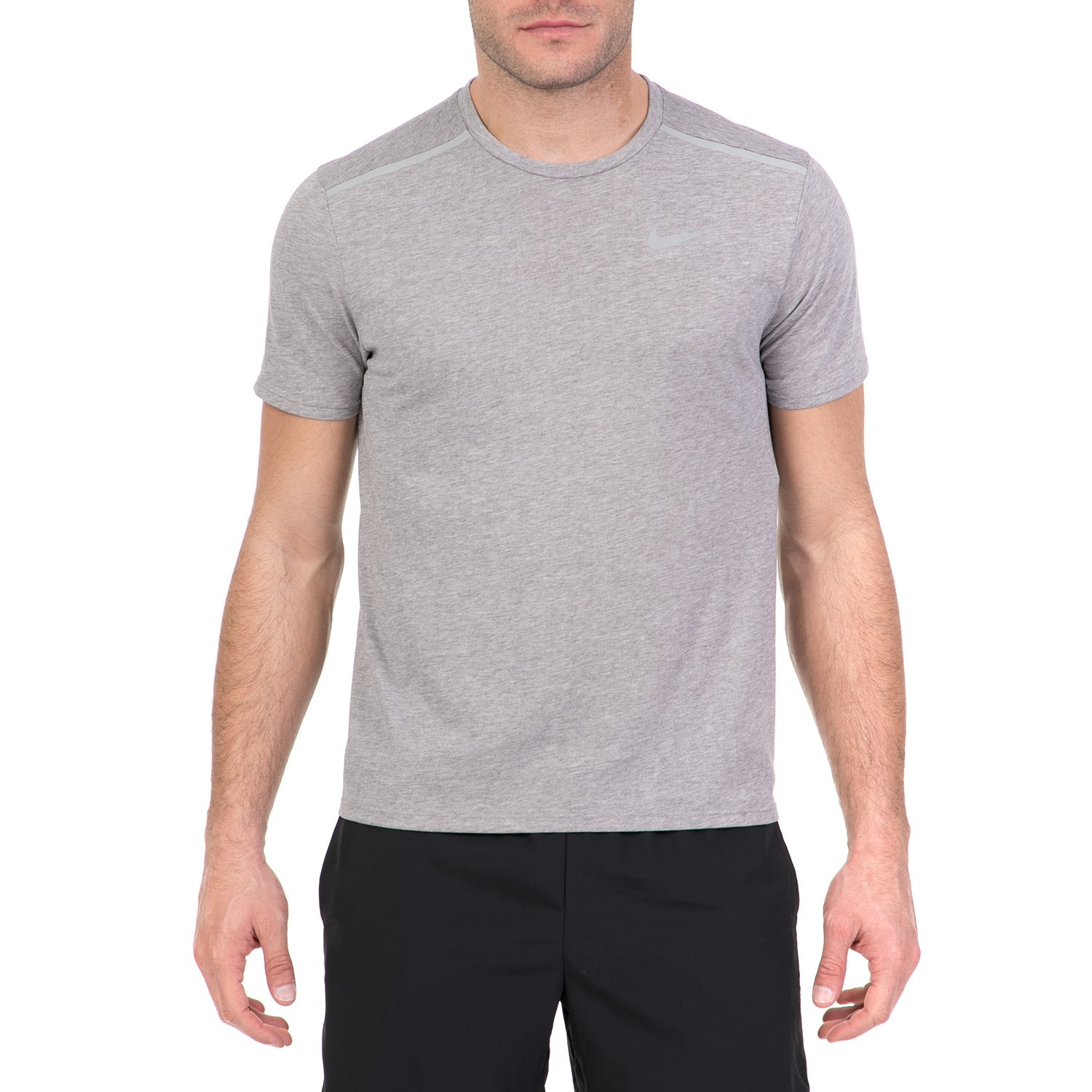 Ανδρικά/Ρούχα/Αθλητικά/T-shirt NIKE - Ανδρική κοντομάνικη μπούζα Nike TAILWIND γκρι