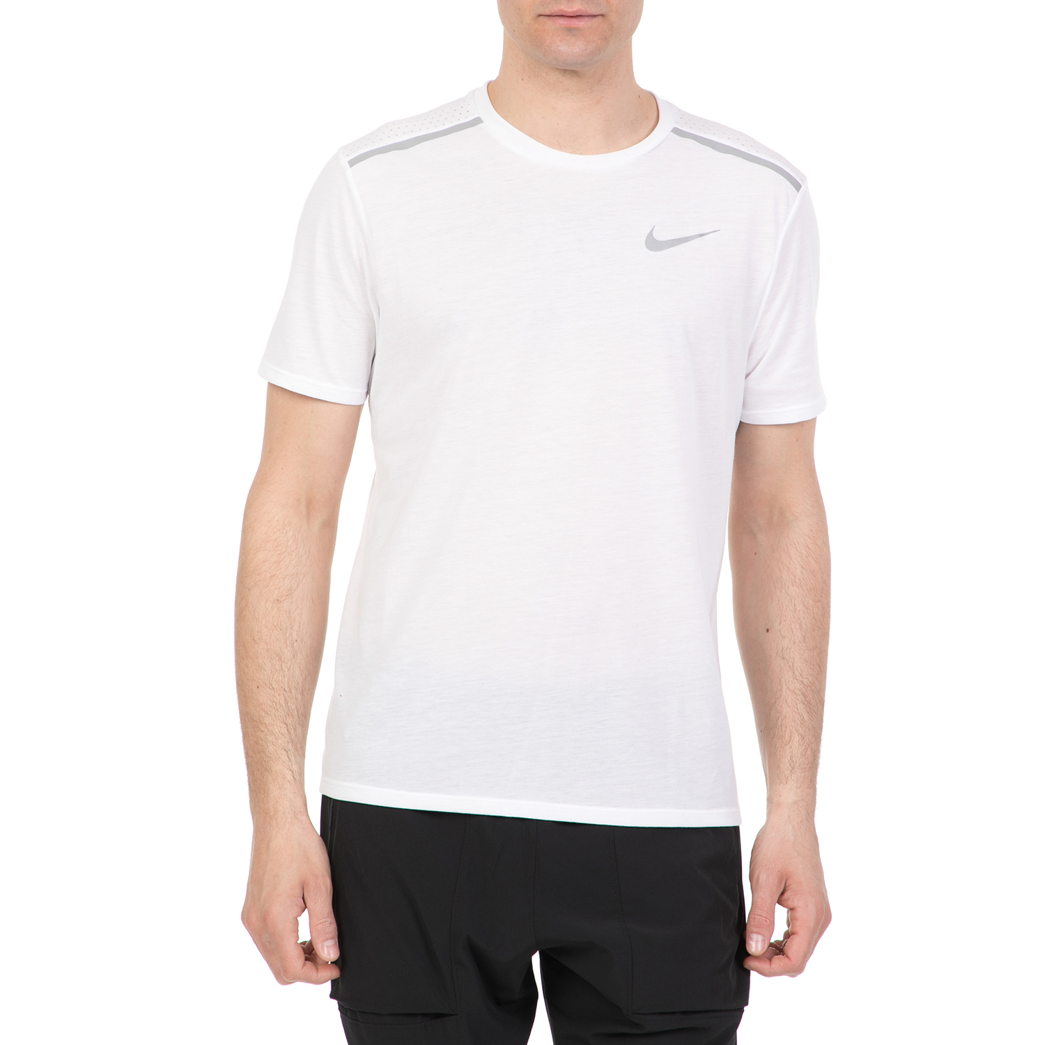 NIKE - Ανδρική κοντομάνικη μπούζα Nike TAILWIND λευκή Ανδρικά/Ρούχα/Αθλητικά/T-shirt